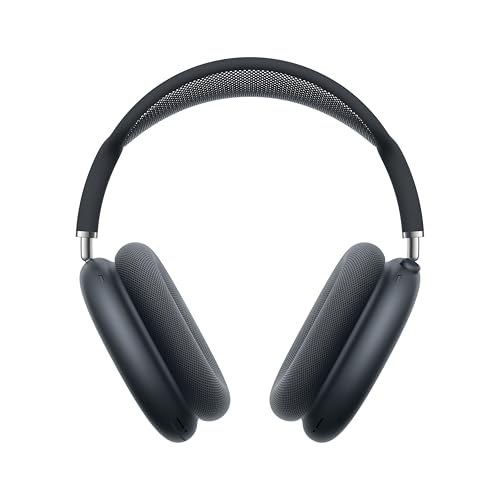 Apple AirPods Max Kabellose Kopfhörer, aktive Geräuschunterdrückung auf Pro Level, Transparenzmodus, personalisiertes 3D Audio, USB-C Ladecase, Mitternacht