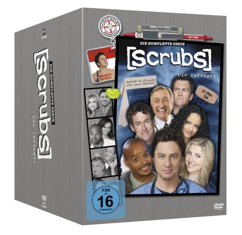 Scrubs - Komplettbox.Staffel.1-9,31 DVDs