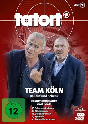 Tatort - Team Köln (Ballauf & Schenk) - Ermittlungsjahre 2023 - 2024 (Folgen 86- 90) (Fernsehjuwelen) [3 DVDs]